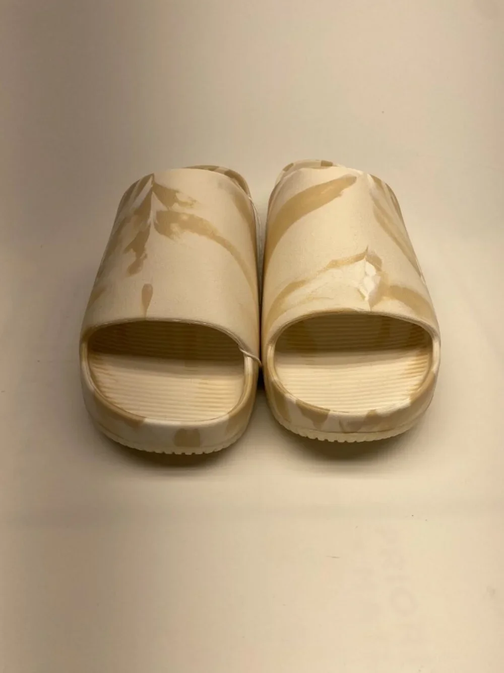 Nike Womens Calm Slide Se Sandals Ivory Cream Phantom Marble Sz 10